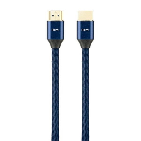 Xtrempro Xtrempro HM21-3K 3 ft. High Speed HDMI to HDMI M&M Cable with V2.1 48GBPS 8K 60 Hz Gold Plated - Blue HM21-3K